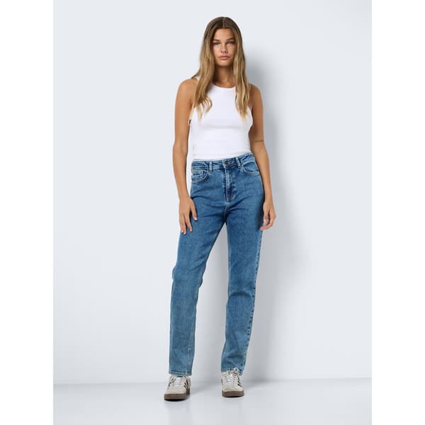 Noisy May Daisy Mom Fit Az393lb Högmidjadeans Blå 31 / 32 Kvinna