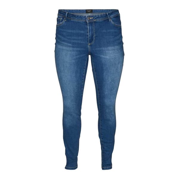 Vero Moda Curve Fanya Slim Fit Vi3312 Jeans Blå 52 / 32 Kvinde
