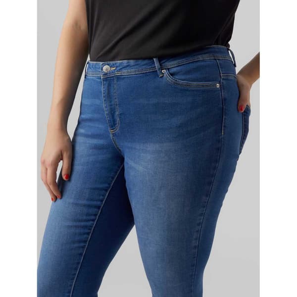 Vero Moda Curve Fanya Slim Fit Vi3312 Jeans Blå 52 / 32 Kvinde