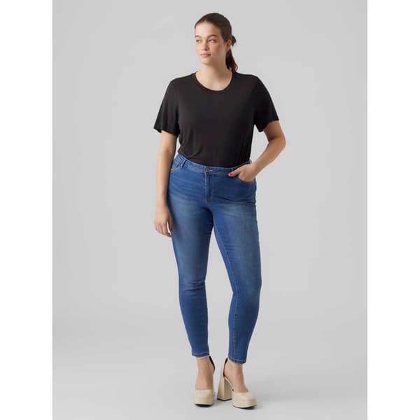 Vero Moda Curve Fanya Slim Fit Vi3312 Jeans Blå 52 / 32 Kvinde