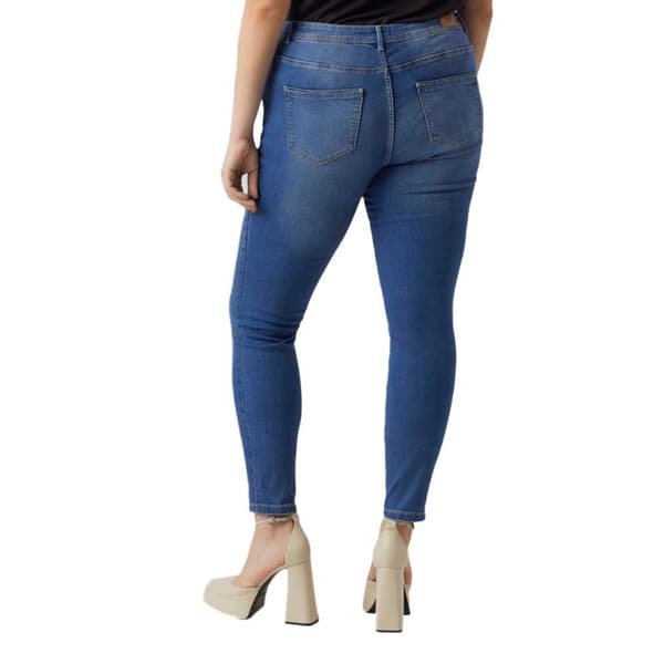 Vero Moda Curve Fanya Slim Fit Vi3312 Jeans Blå 52 / 32 Kvinde