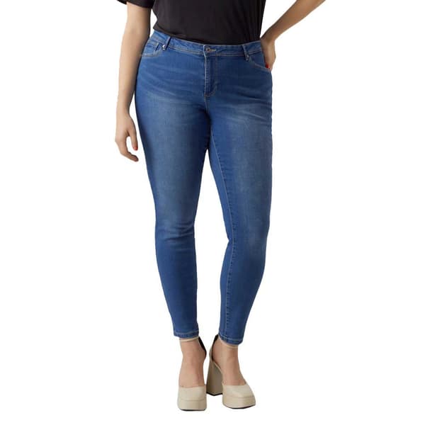 Vero Moda Curve Fanya Slim Fit Vi3312 Jeans Blå 52 / 32 Kvinde