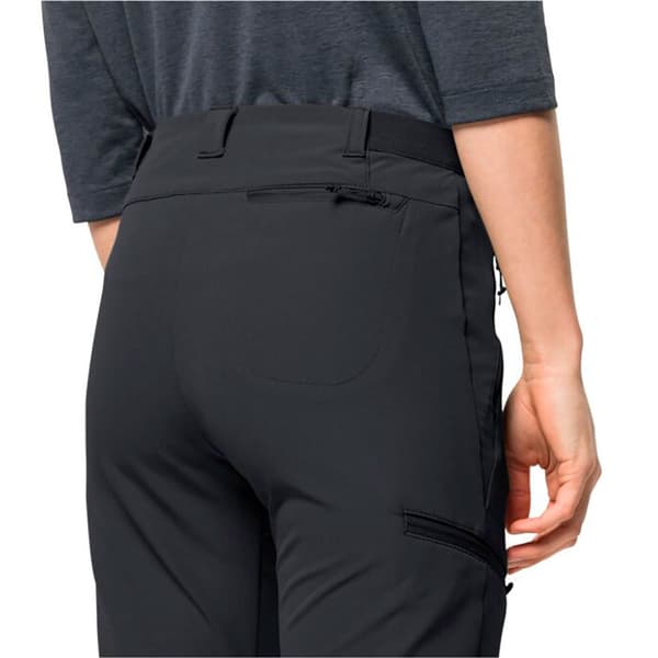 Jack Wolfskin Geigelstein Bukser Sort 46 / Long Kvinde