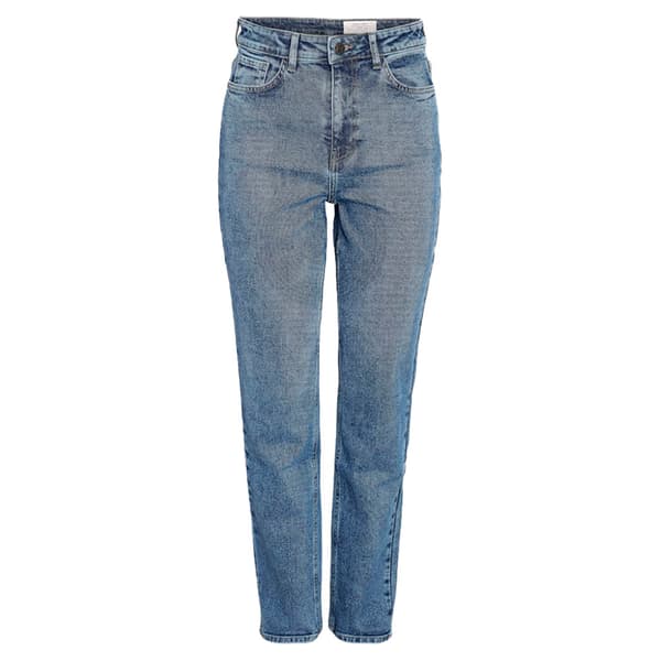 Noisy May Daisy Mom Fit Az393lb Højtaljede Jeans Blå 27 / 34 Kvinde