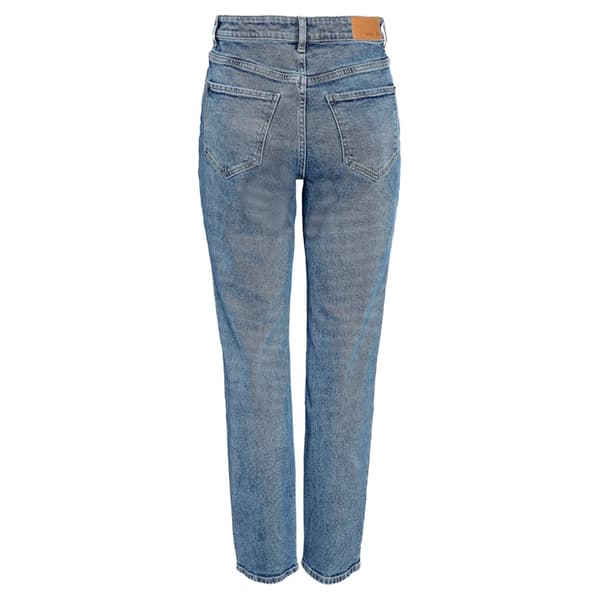 Noisy May Daisy Mom Fit Az393lb Højtaljede Jeans Blå 27 / 34 Kvinde