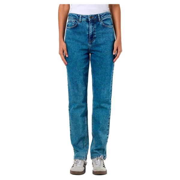 Noisy May Daisy Mom Fit Az393lb Højtaljede Jeans Blå 27 / 34 Kvinde