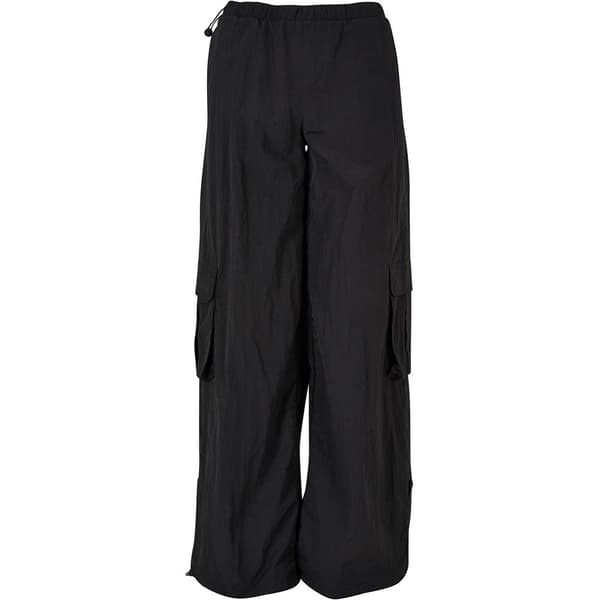Urban Classics Crinkle Cargobukser Sort 4XL Kvinde