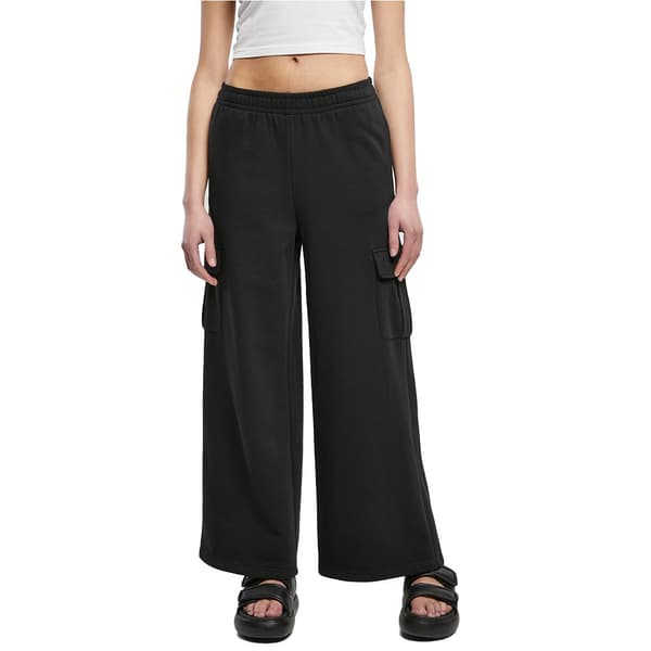 Urban Classics Terry Cargobukser Med Høj Talje Sort XS Kvinde