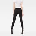 Miniatyrbillede 2 af 7: G-star Lynn D-mid Waist Super Skinny Jeans Sort 25 / 32 Kvinde