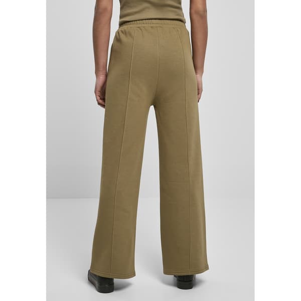 Urban Classics Straight Pin Tuck Bukser Grøn M Kvinde