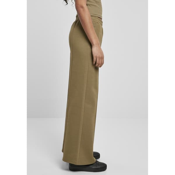 Urban Classics Straight Pin Tuck Bukser Grøn M Kvinde