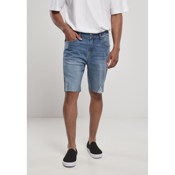 Urban Classics Tb4156 Korte Jeans Blå 42 Mand