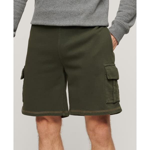 Superdry Contrast Stitch Cargo Shorts Grøn M Mand