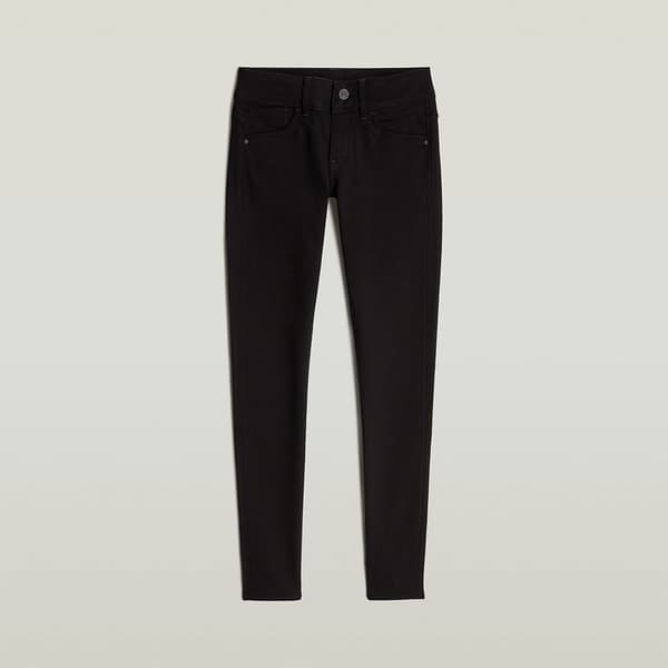 G-star Lynn Mid Skinny Jeans Svart 28 / 30 Kvinna