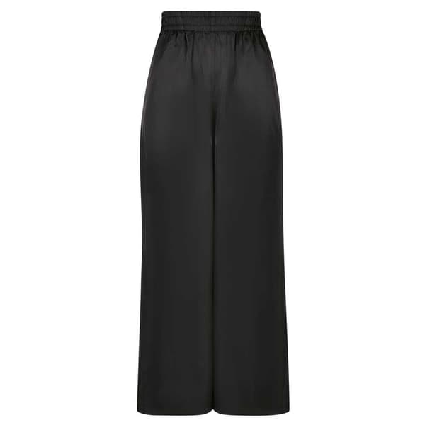 Urban Classics Satin Wide Bukser Sort XL Kvinde