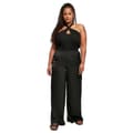 Miniatyrbillede 10 af 10: Urban Classics Satin Wide Bukser Sort XL Kvinde