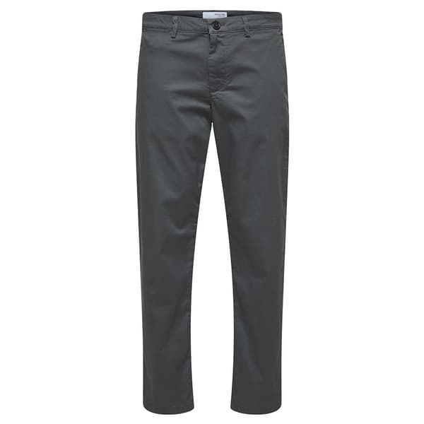 Selected New Miles Straight Fit Chinohousut Harmaa 36 / 32 Mies