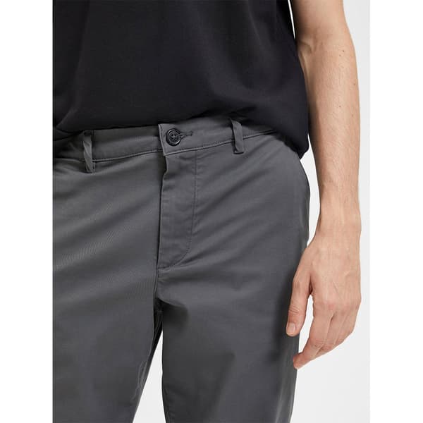Selected New Miles Straight Fit Chinohousut Harmaa 36 / 32 Mies
