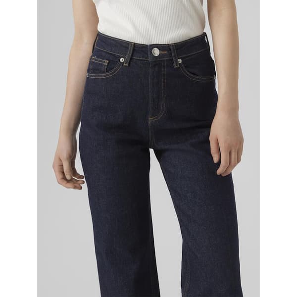 Vero Moda Tessa Wide Ra369 Højtaljede Jeans Blå 26 / 30 Kvinde
