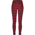 Miniatyrbillede 7 af 8: Urban Classics Skinny Tartan Gt Bukser Rød 34 Kvinde