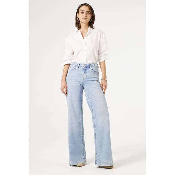 Garcia Celia Wide Jeans Blå 32 / 34 Kvinde