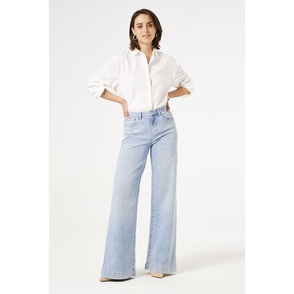 Garcia Celia Wide Jeans Blå 32 / 34 Kvinde