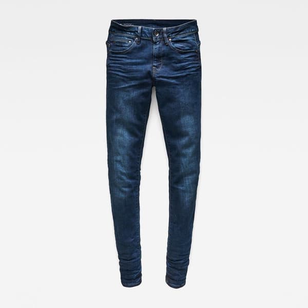 G-star Midge Zip Mid Waist Skinny Jeans Blå 25 / 32 Kvinde