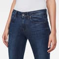 Miniatyrbillede 6 af 7: G-star Midge Zip Mid Waist Skinny Jeans Blå 25 / 32 Kvinde