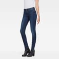 Miniatyrbillede 1 af 7: G-star Midge Zip Mid Waist Skinny Jeans Blå 25 / 32 Kvinde