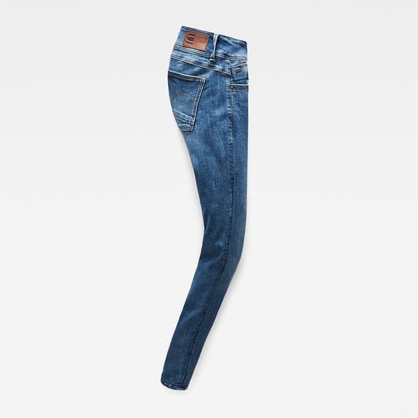 G-star Lynn Mid Waist Super Skinny Jeans Blå 25 / 30 Kvinna