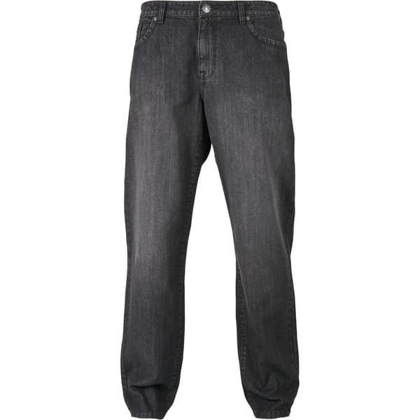 Urban Classics Denim Loose Fit Jeans Sort 36 / 34 Mand