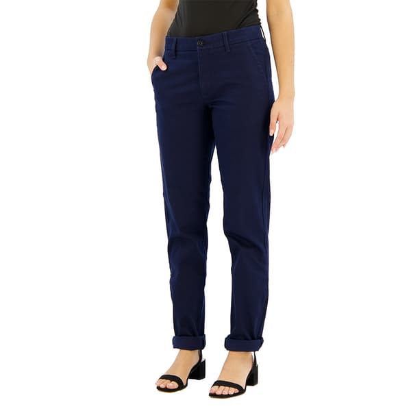 Dockers Weekend Regular Slim Ankle Fit Chinobyxor Blå 32 / Long Kvinna