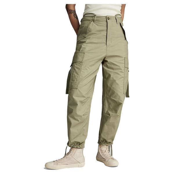 G-star Cropped Drawcord Cargobyxor Beige 26 Kvinna