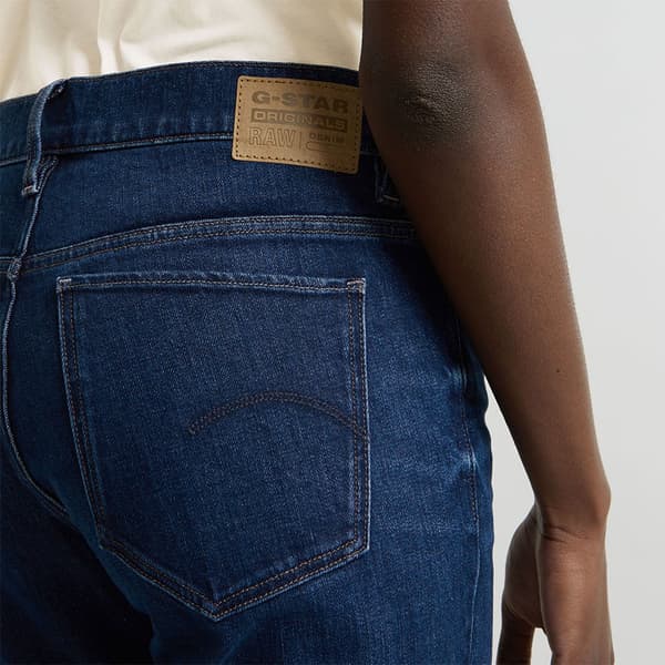 G-star Strace Straight Fit Jeans Blå 34 / 32 Kvinna