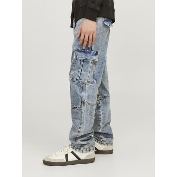 Jack & Jones Chris Wade Cargo Mf 148 Sn Jeans Blå 12 Years Pojke