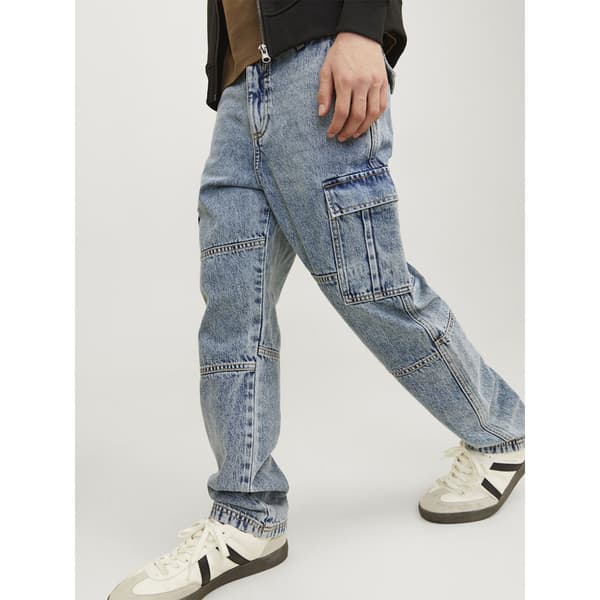 Jack & Jones Chris Wade Cargo Mf 148 Sn Jeans Blå 12 Years Pojke
