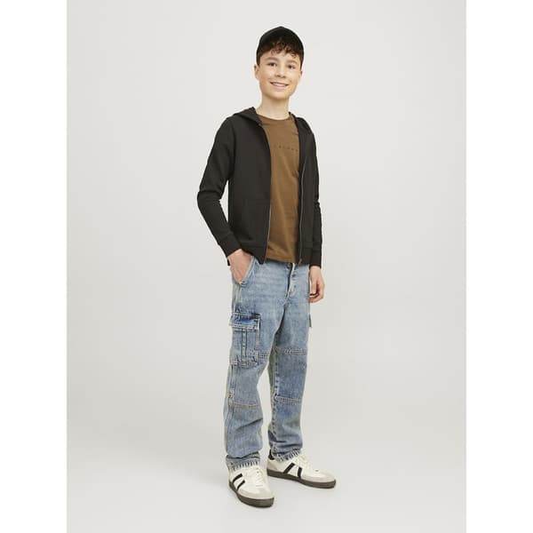 Jack & Jones Chris Wade Cargo Mf 148 Sn Jeans Blå 12 Years Dreng