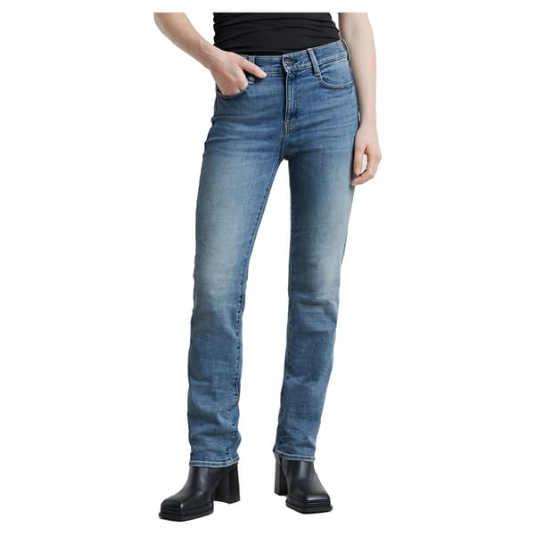 G-star Strace Straight Fit Jeans Blå 34 / 32 Kvinde