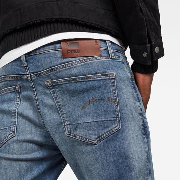 G-star 3301 Slim Jeans Blå 38 / 36 Man