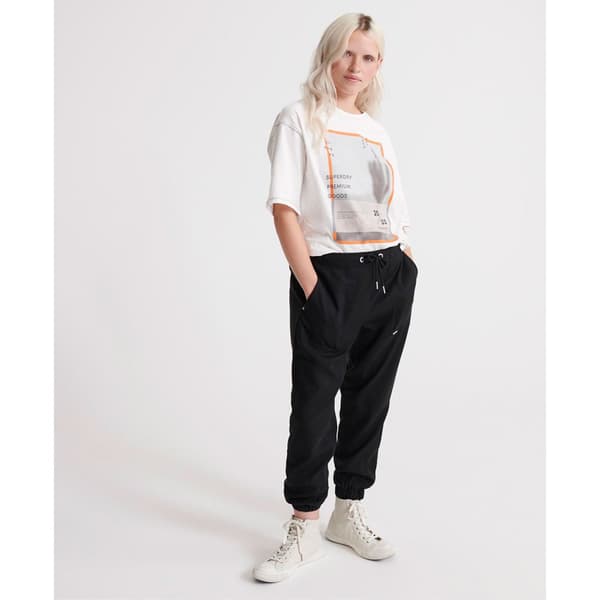 Superdry Sonoran Tencel Joggers Svart 24 / 30 Kvinna