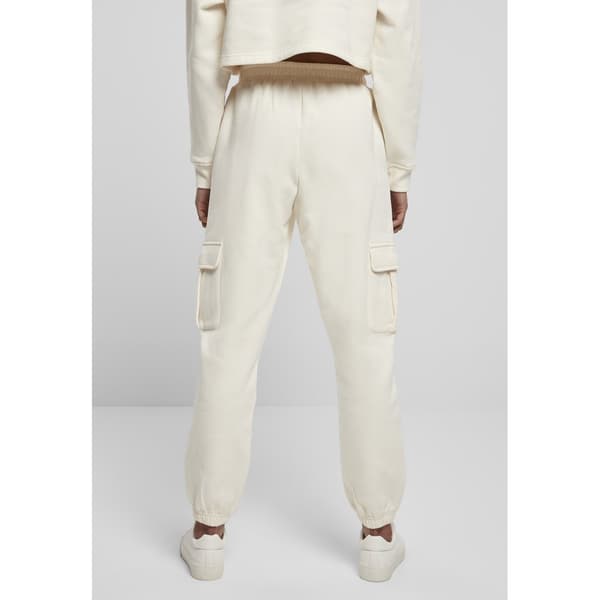 Urban Classics High Waist Cargo Bukser Hvid L Kvinde