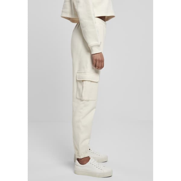 Urban Classics High Waist Cargo Bukser Hvid L Kvinde