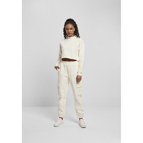 Urban Classics High Waist Cargo Bukser Hvid L Kvinde