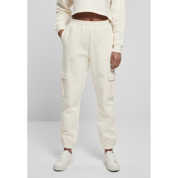 Urban Classics High Waist Cargo Bukser Hvid L Kvinde