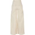 Miniatyrbillede 4 af 4: Urban Classics Twill Cargobukser Med Høj Talje Beige 33 Kvinde
