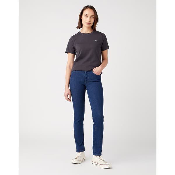 Wrangler 112343578 Slim Fit Jeans Blå 30 / 34 Kvinde