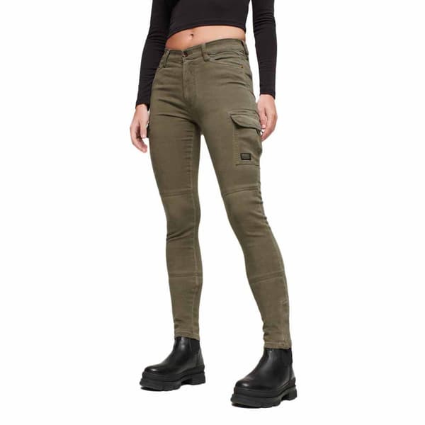 Superdry Skinny Fit Cargo Housut Vihreä 32 / 28 Nainen