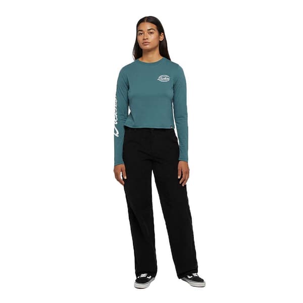 Dickies Corduroy Carpenter Byxor Svart 28 / Regular Kvinna