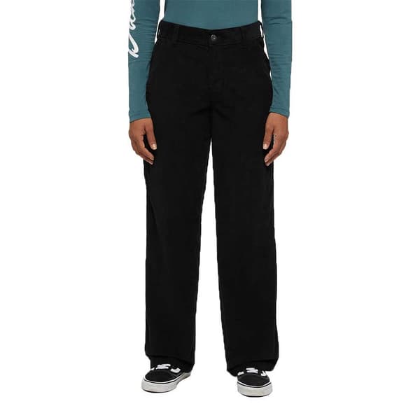 Dickies Corduroy Carpenter Byxor Svart 28 / Regular Kvinna