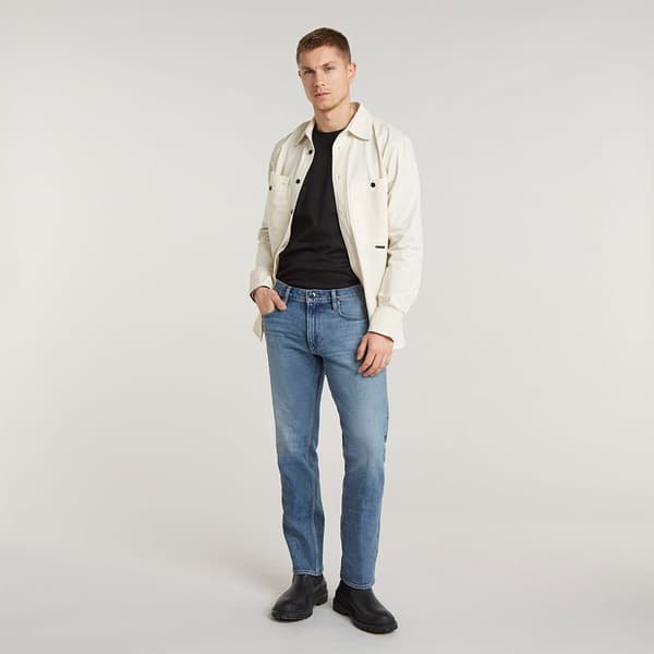 G-star Mosa Straight Fit Jeans Blå 33 / 34 Mand